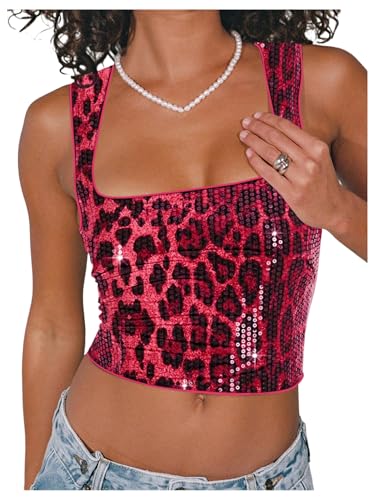 トップス 00s leopard crash tank top CIVARIZE 51OLB7U+JtL.jpg